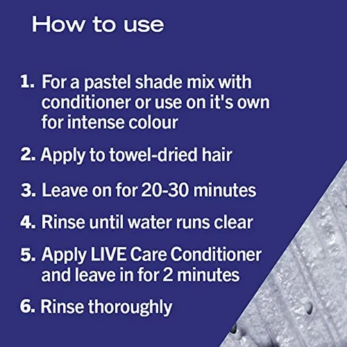 Schwarzkopf Live Ultra Brights Steel Silver Semipermanente H