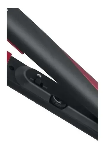 Planchita De Pelo Ultracomb Negra Y Roja Ap-4402 Negro/rojo