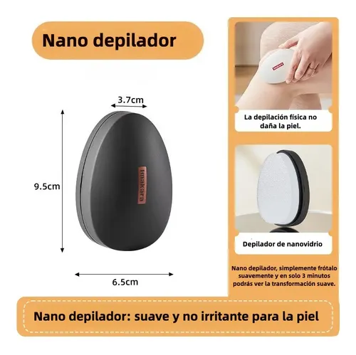 Depilador Físico Indoloro 2en1 Exfoliante Corporal Unisex