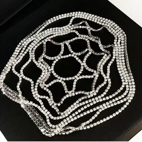 Cadena De Pelo Cristalina Elegante Piedra 1 Pieza