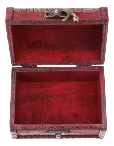 Caja Organizadora De Madera De Estilo Retro Para Tocador Y M