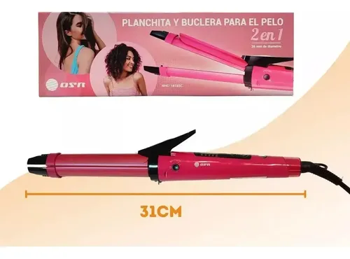 Planchita Y Buclera Para El Pelo 2 En 1 Profesional.plancha