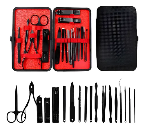 Kit Manicura Pedicura Gadnic 18 Piezas Estuche Pies Y Manos