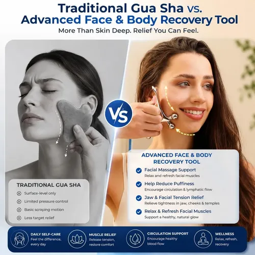Herramienta Masaje Y Gua Sha Facial Y Corporal 2 En 1