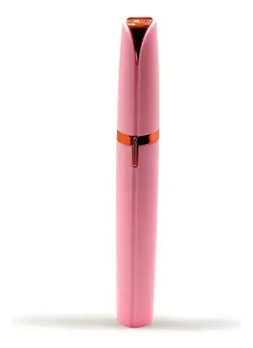 Depiladora Eléctrica Facial Rosa Sin Batería Para Mujer Y