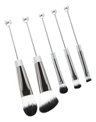 Juego De Brochas De Maquillaje De 5 Piezas, Brocha En