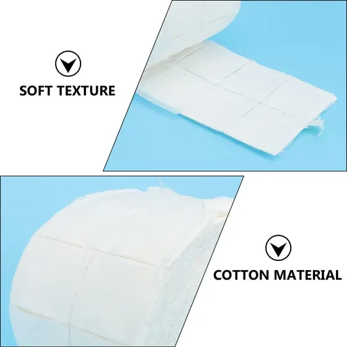 1 Rollo De 500 Toallitas De Algodón Para Uñas, Gel Y Esmalte