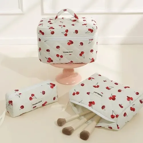 Neceser De Maquillaje Grande Con Cierre Y Compartimentos