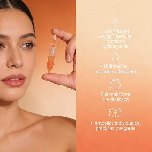 Serum Facial Vitamina C Colágeno Ampollas Hidrata Iluminax30