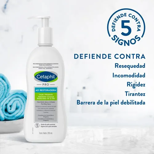 Cetaphil Pro Ad Restoraderm Loción Hidratante Pieles Secas