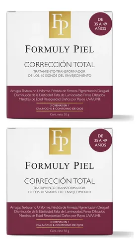 Crema Hidratante Corrección Total 2×1 Todo Tipo De Piel Día/noche