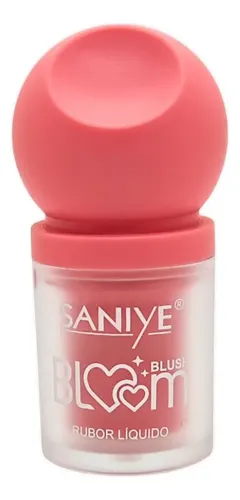 Rubor/blush Liquido Bloom Larga Duracion Con Esponja Saniye
