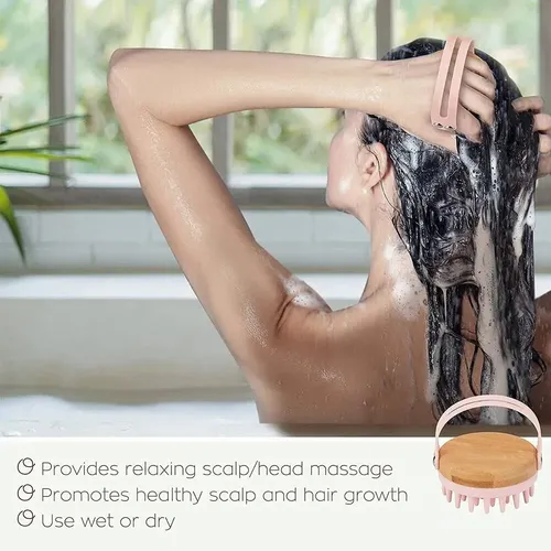 Nuevo Cepillo De Madera Para El Cuidado Del Cabello Húmedo Y