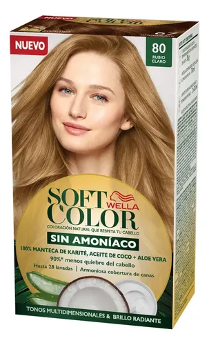 Soft Color Kit De Tintura Semipermanente 80 Rubio Claro