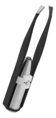 Pinza De Acero Inoxidable Con Luz, Pinza Para Cejas