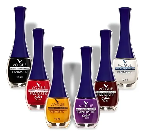 Esmalte De Uñas Vogue Fantastic 6 Unid. Colores A Eleccion