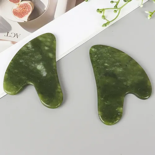 Masajeador Xiuyan Sha Jade Helu Jade Tool Gua En Forma De Co 1 Pcs