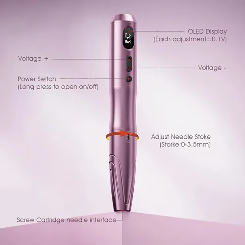 Tatelf Pmu Inalámbrica Con Kit De Agujas 1rl/3rl, 900 Mah