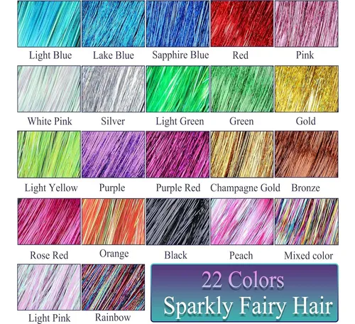 Kit Cintas Para Pelo 22 Colores Chenzi 48