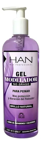 Han Gel Modelador No Grasos Free Parabenos Y Siliconas 375ml