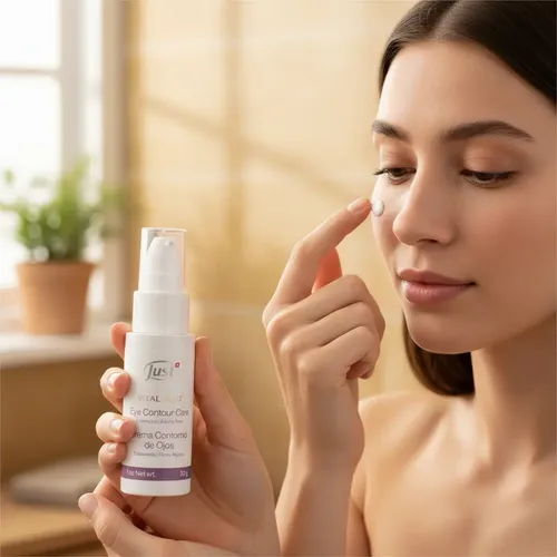 Crema Contorno De Ojos Just Vital 30g Antiarrugas Bolsas Oje