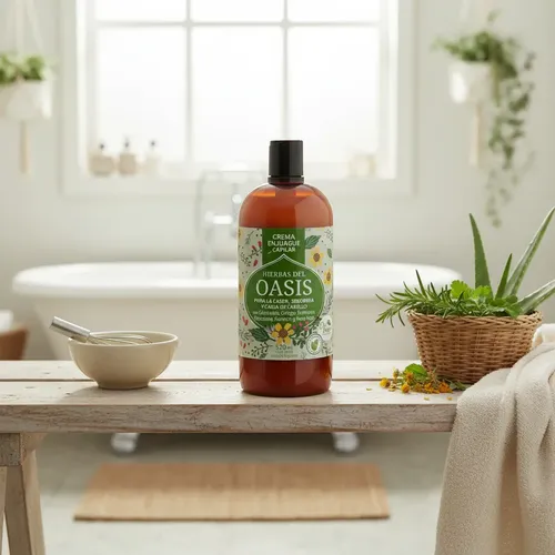 Acondicionador Oasis 520ml Para La Caspa Caida Vegano