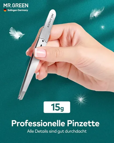 Pinza Profesional Acero Inoxidable Para Cejas Y Vello