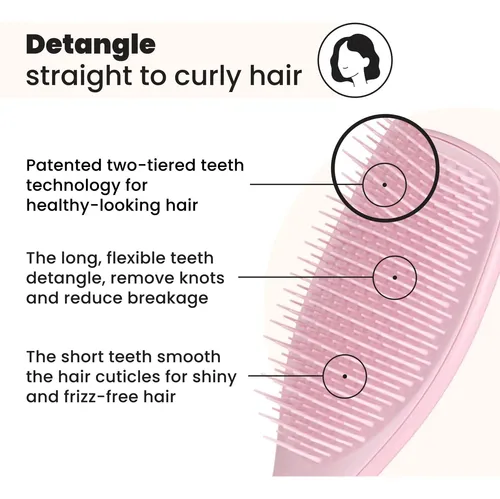 Cepillo Tangle Teezer Ultimate, Rosa Millennial, Anti-nudos Rosa
