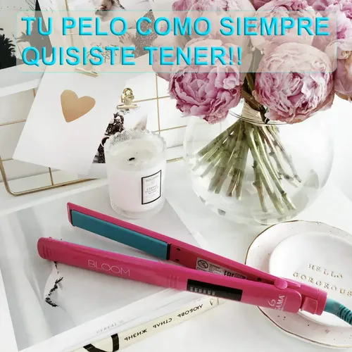 Gama Planchita Plancha Pelo Bloom Elegance Regulable Color