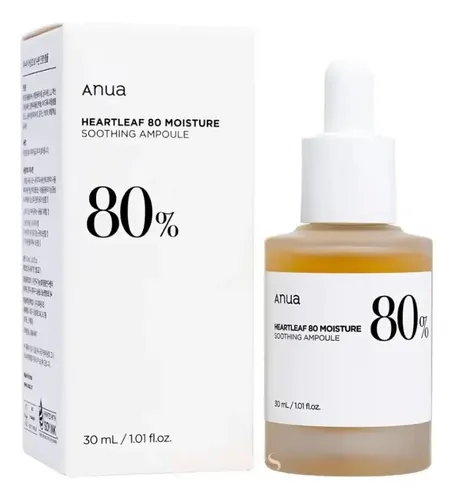 Anua Heartleaf 80% Serum Facial Calmante E Hidratante 30ml Todo Tipo De Piel Día/noche