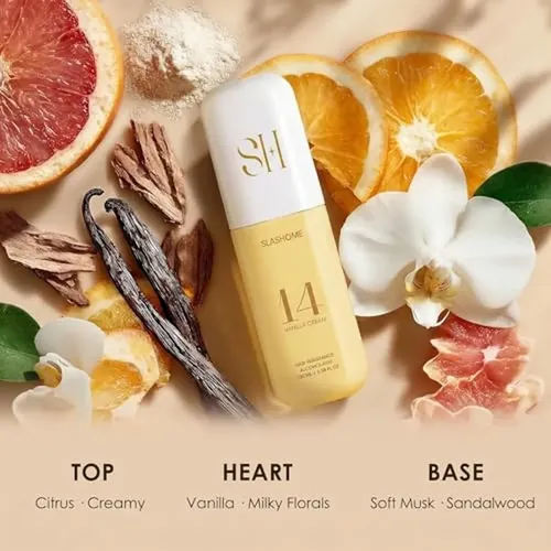 Perfume De Cabello Para Mujer En Crema De Vainilla, Sin Alco