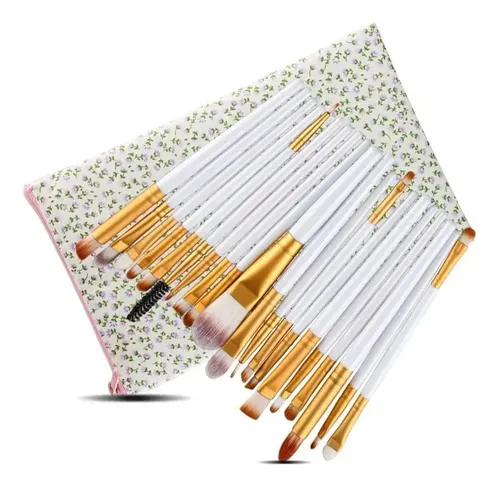 Set 20 Brochas Maquillaje Artistico