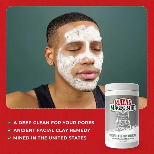 Mascarilla Facial Barro Mágico Maya Kaolin 453.6 G