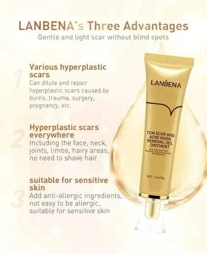 Gel Para Cicatrices Manchas Quemaduras Estrias Acne Crema