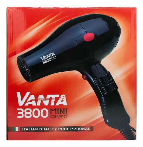 Secador De Pelo Vanta Profesional 3800 Mini Compact Rojo
