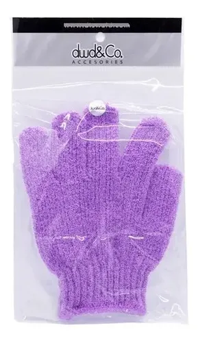 Diswald & Co Guante Exfoliante Corporal Suave Ducha Cod. 863 Color Violeta