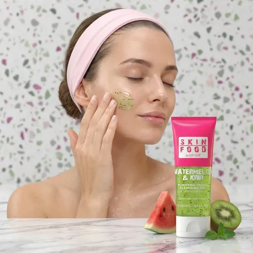 Gel Limpiador Facial Watermelon Kiwi Idraet Skin Food 150ml