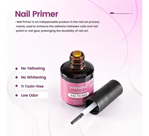 Conjunto Uñas Jodsone 15 Ml: Primer, Base Y Top Coat