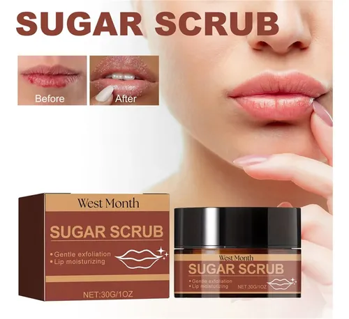 Exfoliante Blanqueador De Labios Para Opacar, Hidrata Y Redu