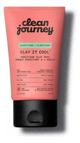 Mascarilla De Arcilla Purificante Cleanjourney 2.47 Oz
