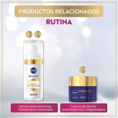 Fluido De Día Nivea Luminous 630 Anti Manchas Fps50 40ml