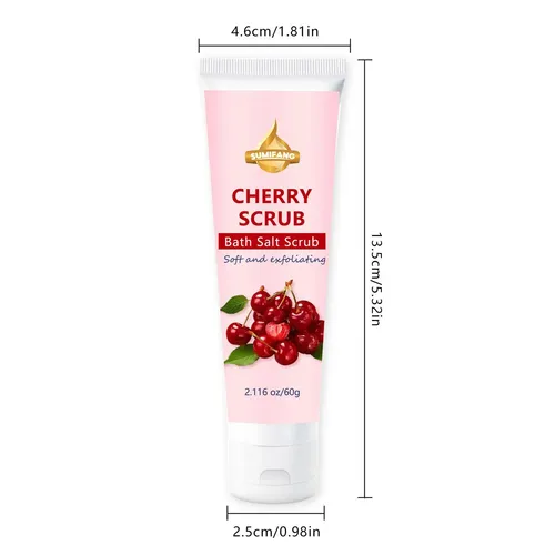 Exfoliante De Cereza Nutritivo Limpia Y Aclara La Piel