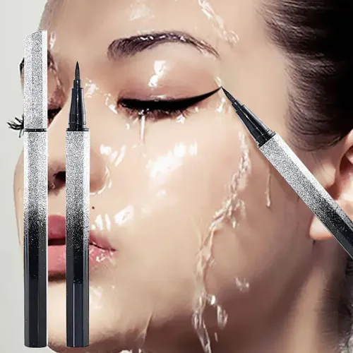 Delineador De Ojos Negro 1pbrwomen Liquid Duradero Sx