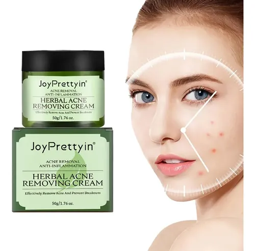 Crema Antiacné Joyprettyin Herbal 50 G Todo Tipo De Piel Día/noche