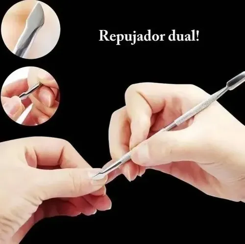 Kit Remov. Uv Esmaltes Semipermanentes Broches Wipes Gel