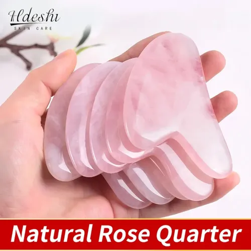 Gua Sha Piedra Natural Jade Masajeador Facial Firmeza Piel S