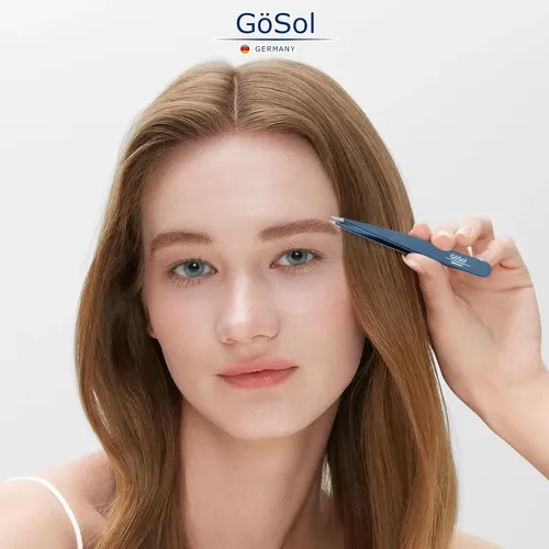 Juego De Pinzas Gösol, Kit Profesional Para Cejas De 4 Pieza