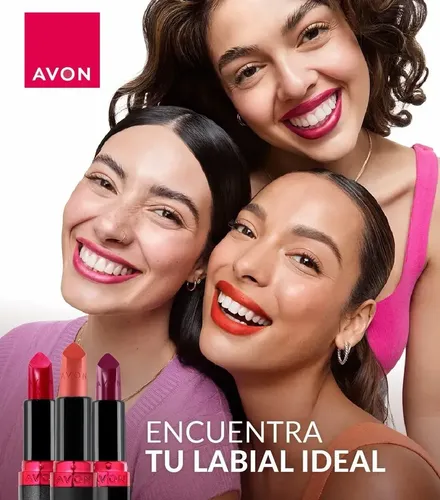 Labial Matte Avon Ultra Color Fps30 Barra 3,6g Nude Carmesi