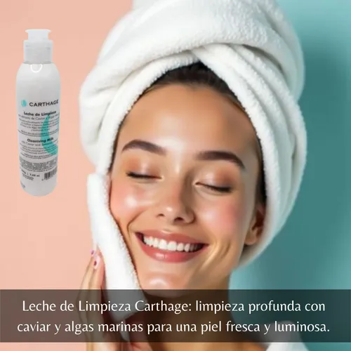 Leche Limpieza Facial Carthage Ext Caviar Algas Hidrata 200g