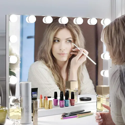 Espejo De Tocador Lifthome Para Maquillaje Con Luces, Aument